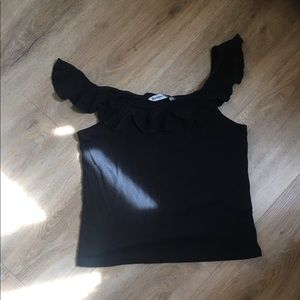 BLUENOTES off the shoulder crop